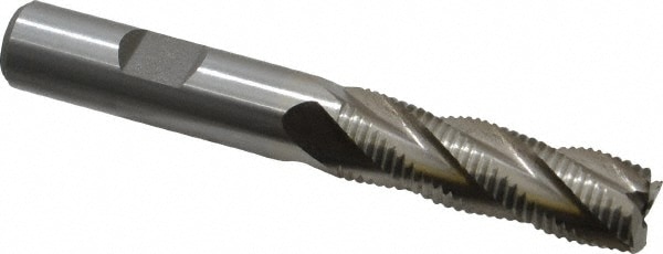 Value Collection 724-2119 Square End Mill: 1/2 Dia, 1-5/8 LOC, 1/2 Shank Dia, 3-5/8 OAL, 4 Flutes, Cobalt Image