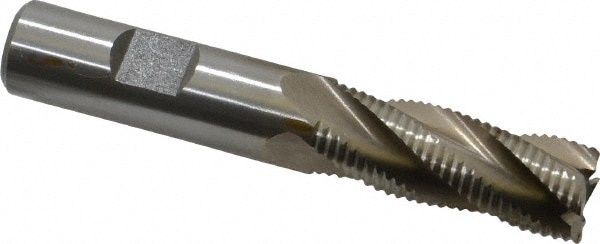 Value Collection 724-2146 Square End Mill: 5/8 Dia, 1-5/8 LOC, 5/8 Shank Dia, 3-3/4 OAL, 4 Flutes, Cobalt Image