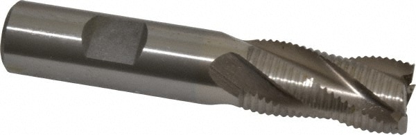 Value Collection 724-2143 Square End Mill: 5/8 Dia, 1-1/4 LOC, 5/8 Shank Dia, 3-3/8 OAL, 4 Flutes, Cobalt Image