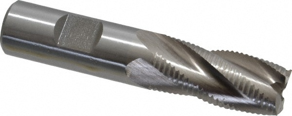 Value Collection 724-2185 Square End Mill: 3/4 Dia, 1-5/8 LOC, 3/4 Shank Dia, 3-3/4 OAL, 4 Flutes, Cobalt Image