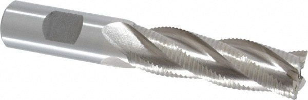 Value Collection 724-2191 Square End Mill: 3/4 Dia, 2-1/2 LOC, 3/4 Shank Dia, 4-5/8 OAL, 4 Flutes, Cobalt Image