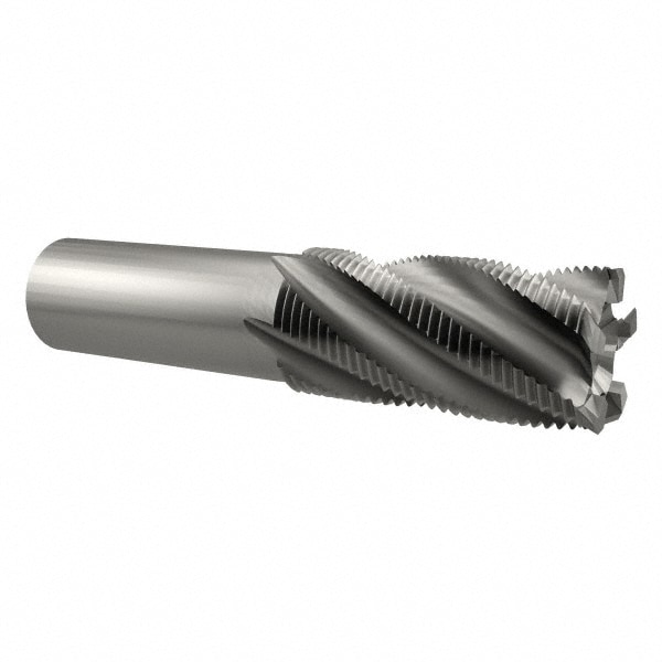 Value Collection 724-2239 Square End Mill: 1 Dia, 2 LOC, 3/4 Shank Dia, 4-1/4 OAL, 5 Flutes, Cobalt Image