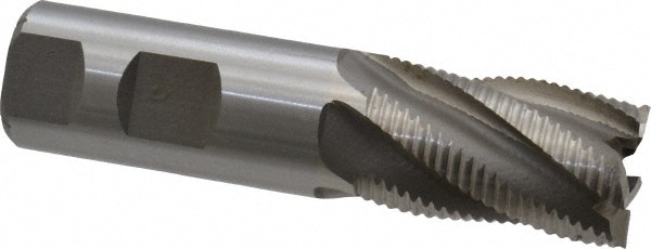 Value Collection 724-2257 Square End Mill: 1 Dia, 1-5/8 LOC, 1 Shank Dia, 4-1/8 OAL, 5 Flutes, Cobalt Image