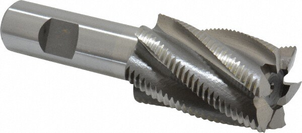 Value Collection 724-2290 Square End Mill: 1-1/4 Dia, 2 LOC, 3/4 Shank Dia, 4-1/4 OAL, 6 Flutes, Cobalt Image