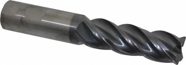 Kennametal 4067327 Corner Radius End Mill: 1" Dia, 3" LOC, 0.06" Radius, 4 Flutes, Solid Carbide Image