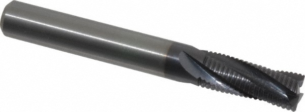 Kennametal 4048691 Square End Mill: 5/16 Dia, 13/16 LOC, 5/16 Shank Dia, 2-1/2 OAL, 4 Flutes, Solid Carbide Image