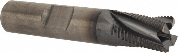 Kennametal 4048692 Square End Mill: 3/8 Dia, 1/2 LOC, 3/8 Shank Dia, 2 OAL, 4 Flutes, Solid Carbide Image