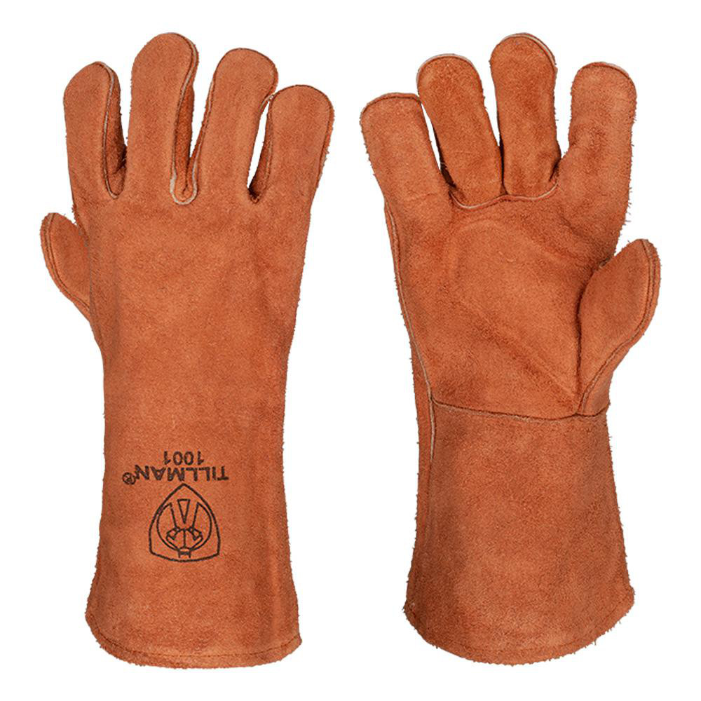 Welding/Heat Protective Glove - 14" COWHIDE WNG THMB LEATHER WELDING GLOVES
