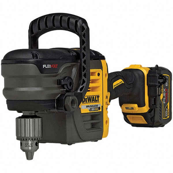 DeWALT 60 Volt 1/2" Chuck Right Angle Handle Cordless Drill