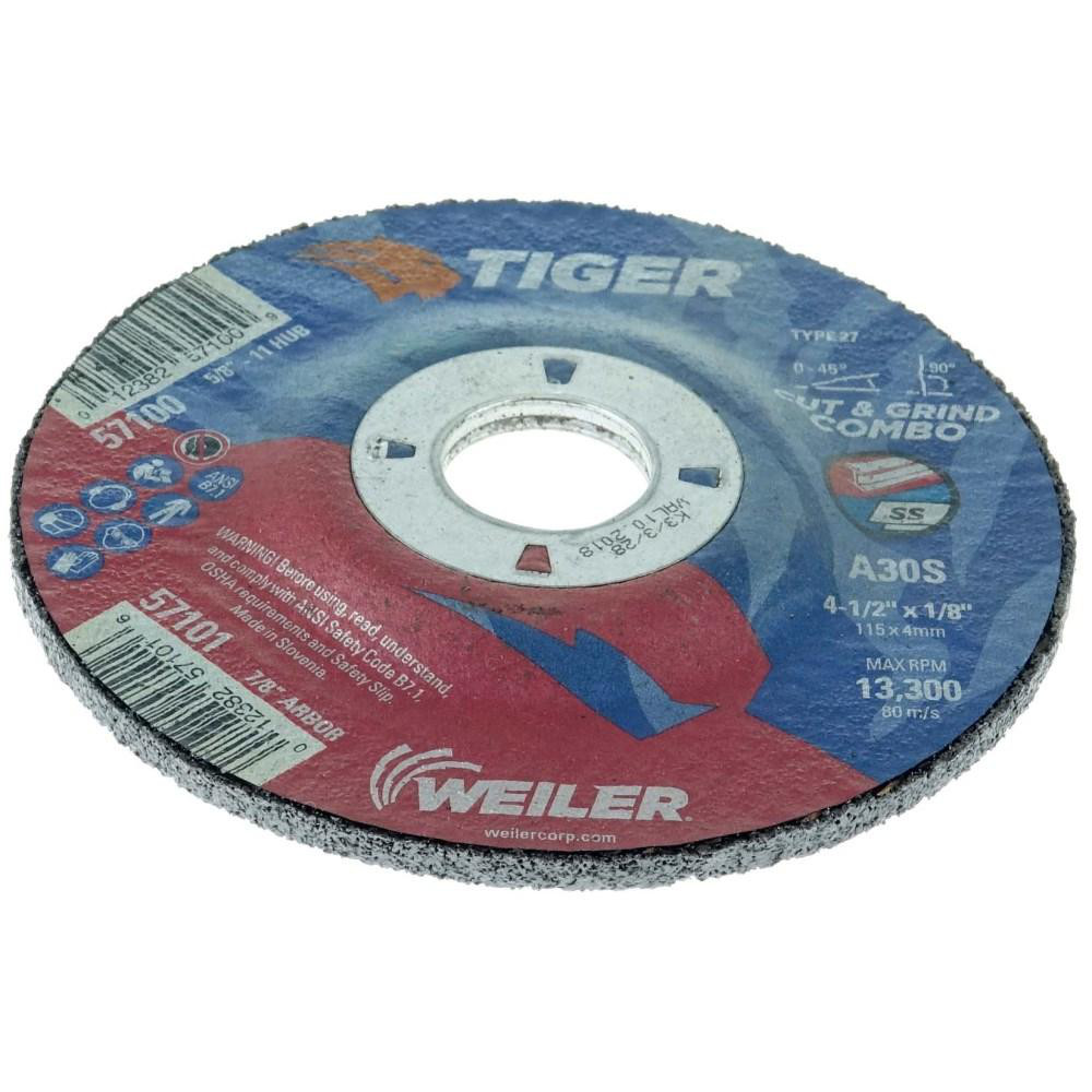 Weiler - 30 Grit, 4-1/2
