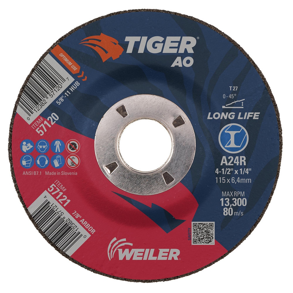 Weiler - Depressed-Center Wheel: Type 27, 4-1/2