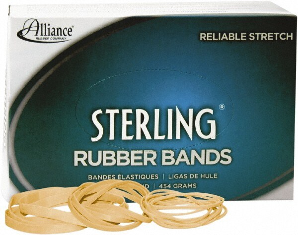 Pack of (850), 4" Circumference, 1/8" Wide, Ergonomic Rubber Band Strapping