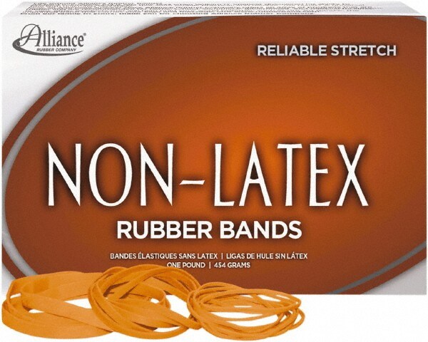 Pack of (380) 4" Circumference, 1/4" Wide, Light-Duty Band Rubber Band Strapping