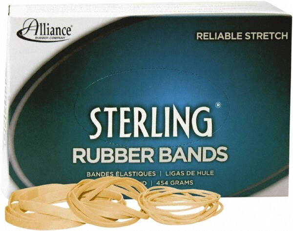 Pack of (3,100), 2" Circumference, 1/16" Wide, Ergonomic Rubber Band Strapping