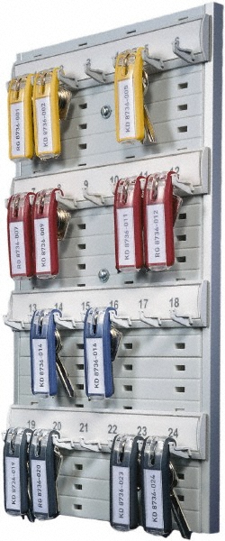 Key Net Rack DURABLE - 24-Key Capacity, Gray Key Rack | MSC Direct