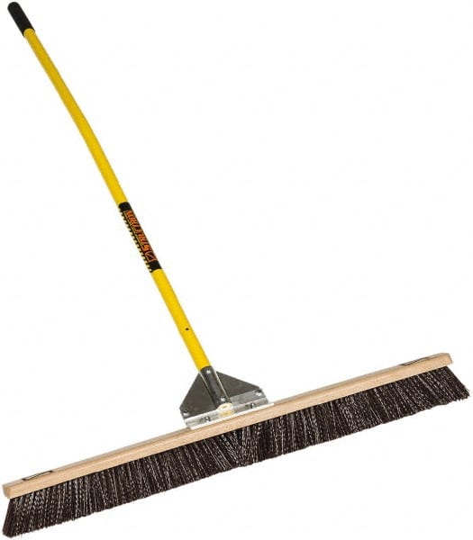 SEYMOUR-MIDWEST 82136 Push Broom: 36" Wide, Polypropylene Bristle 