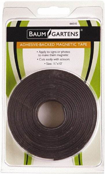 120" Long x 1/2" Wide x 1/16" Thick Flexible Magnetic Strip