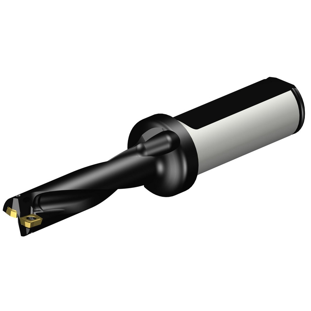 2.1" Max Drill Depth, 4xD, 1/2" Diam, Indexable Insert Drill