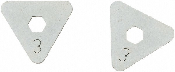 (1) 2-Piece, 3 Setting, Size 3 Gauge Rake Cam Set