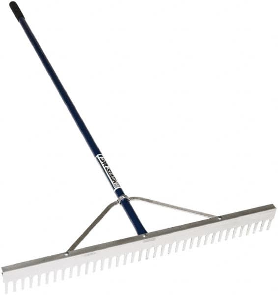 SEYMOUR-MIDWEST 10024 Landscape Rake with 66" Straight Aluminum Handle 