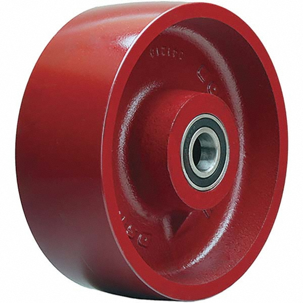 Hamilton Caster Wheel Cast Iron, 8" Dia, 3" Wide, 3/4" Axle MSC Direct