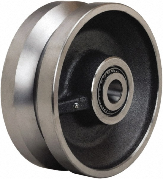 Roller Bearing 10 x 4 Steel VGroove Wheel 8350 lbs Capacity tillescenter Wheels Material