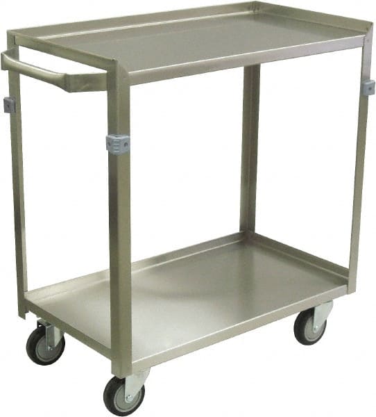 Jamco ZF130-T4-30 Shelf Utility Cart: Stainless Steel 