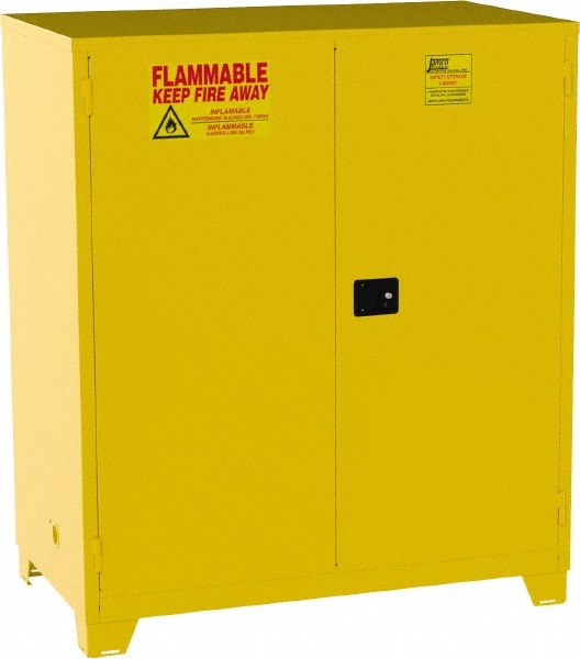 Jamco - Flammable & Hazardous Storage Cabinets: 120 gal Drum, 2 Door, 2 ...