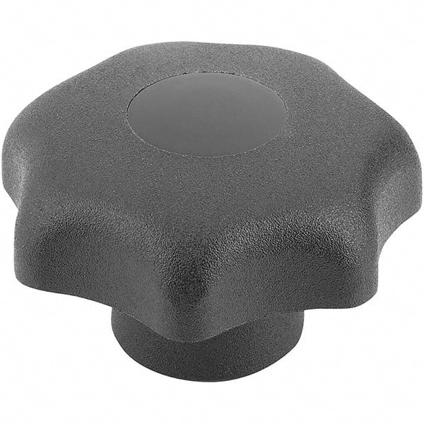 KIPP - Star Knob: 63.00 mm Head Dia, 7-Point, Thermoplastic Elastomer ...