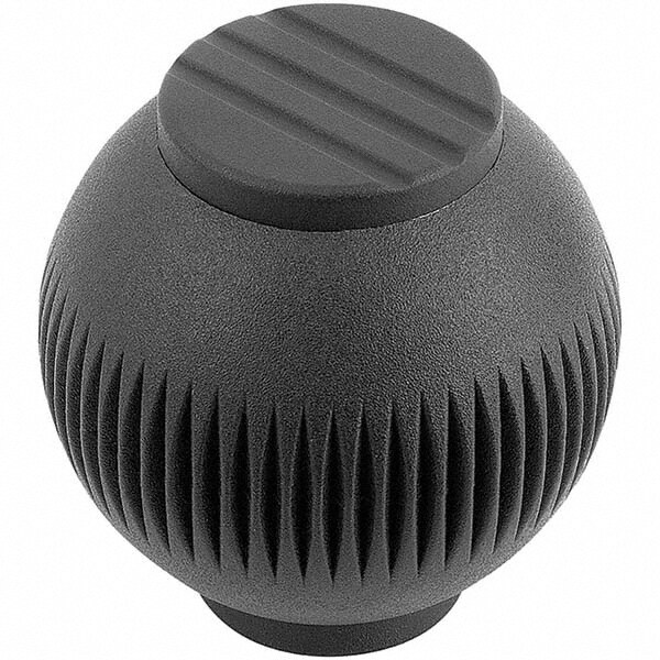 Ball Knob: Female Insert, 63/64'' Dia