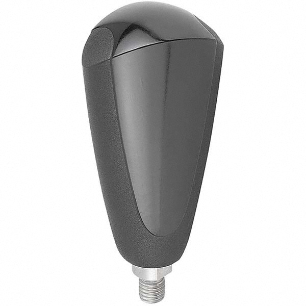 M8 Threaded Stem, Revolving Handwheel & Machine Handle