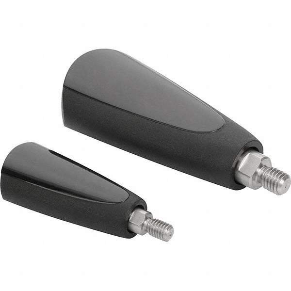 KIPP 1/420 Threaded Stem, Revolving Handwheel & Machine Handle MSC