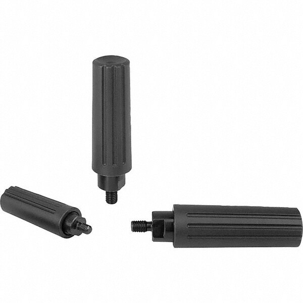 10-32 Threaded Stem, Revolving Handwheel & Machine Handle