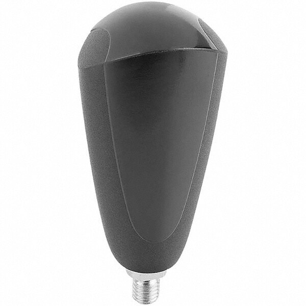 M8 Threaded Stem, Revolving Handwheel & Machine Handle