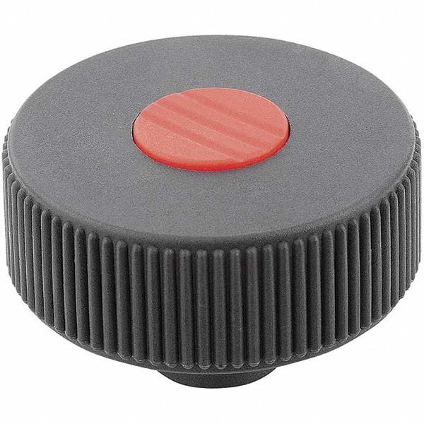 KIPP M6, 10mm Hole, 40mm Diam Knurled Knob MSC Industrial Supply Co.