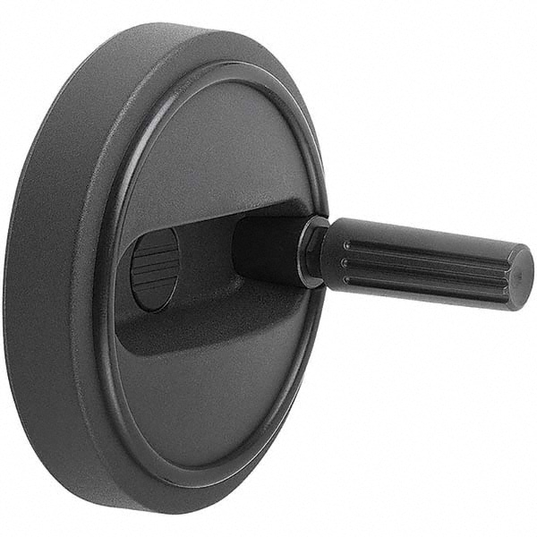 KIPP - 160mm Diameter Thermoplastic Solid Handwheel with Handle | MSC ...