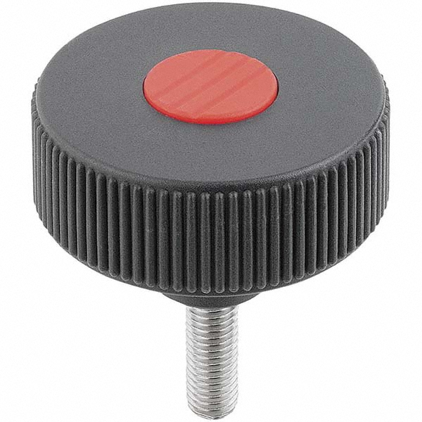 KIPP M6, 40mm Diam Knurled Knob MSC Direct