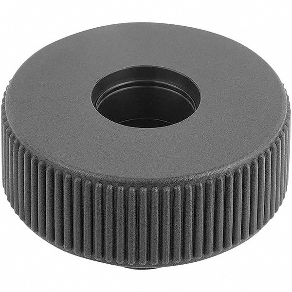 KIPP M8, 14mm Hole, 40mm Diam Knurled Knob 52202967 MSC Industrial Supply