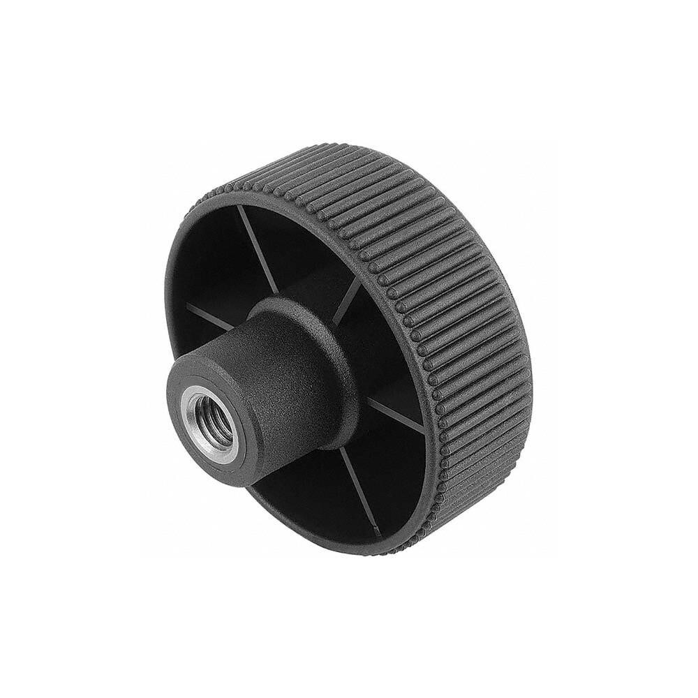 KIPP - M8, 14mm Hole, 40mm Diam Knurled Knob | MSC Industrial Supply Co.