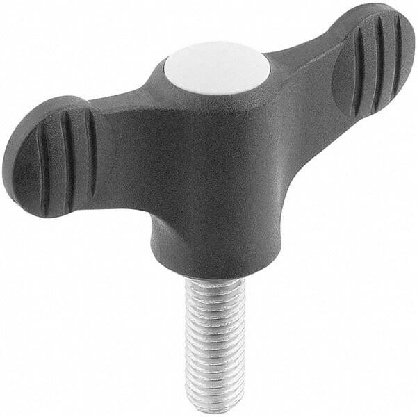 75mm Head Length, Threaded Stem Bar / Wing Knob