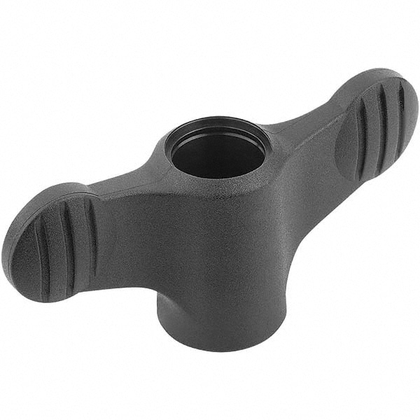 KIPP - M10 Hole Thread, 75mm Head Length, Female Insert Bar / Wing Knob ...