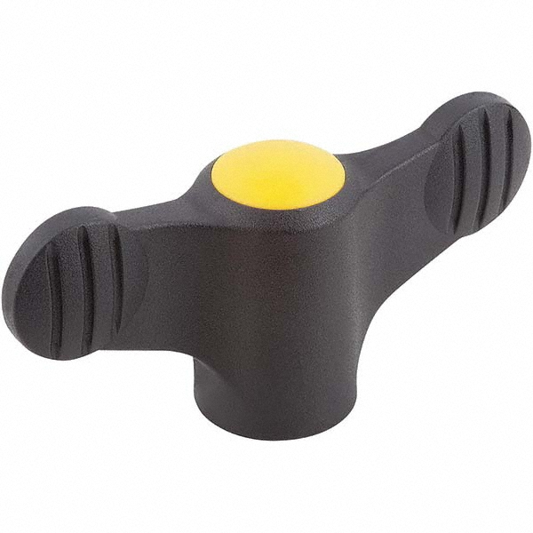 KIPP M6 Hole Thread, 38mm Head Length, Female Insert Bar / Wing Knob