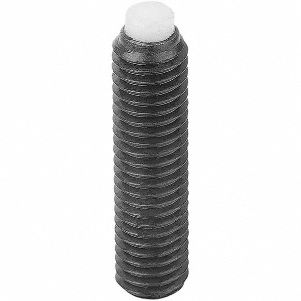 KIPP 51 6mm OAL M8 Thread Steel Headless Ball End Clamping Screw 