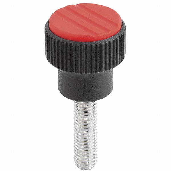 KIPP M5, 21mm Diam Knurled Knob MSC Industrial Supply Co.