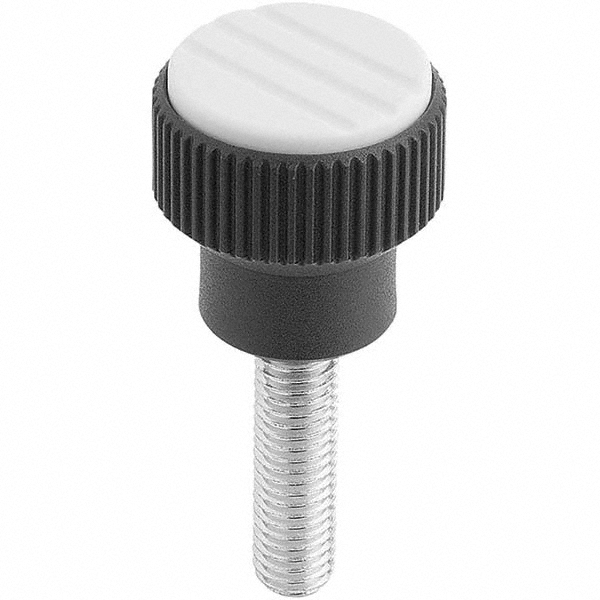 KIPP M6, 21mm Diam Knurled Knob MSC Direct