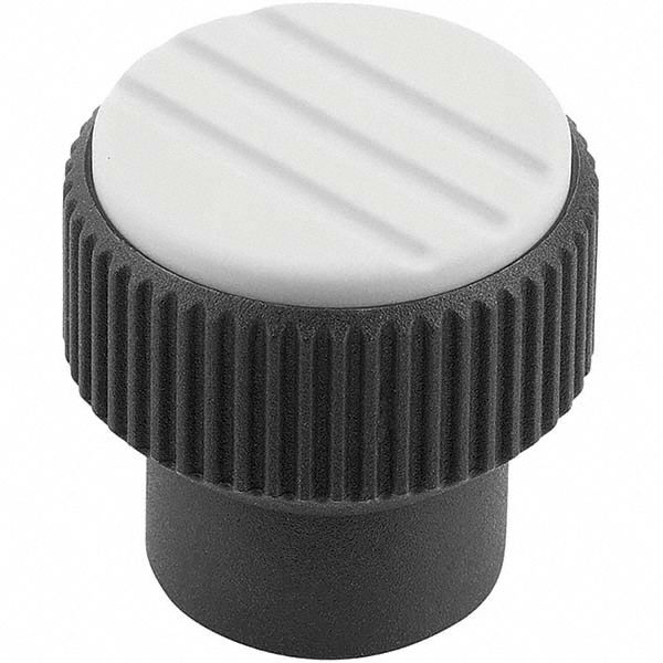 KIPP M5, 10mm Hole, 21mm Diam Knurled Knob MSC Direct