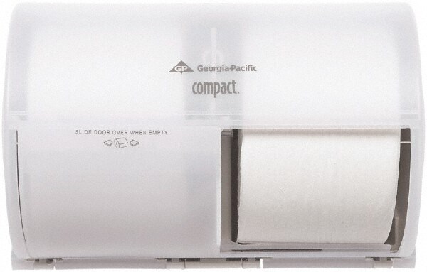 Coreless Double Roll Plastic Toilet Tissue Dispenser