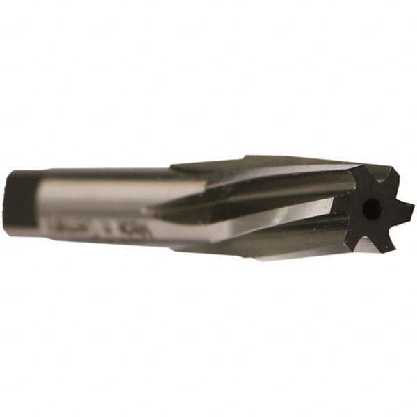 Emuge G0037175.5763 1/16" Pipe, 15/64" Small End Diam, 0.2362" Straight Shank, 17mm Flute, Taper Pipe Reamer 