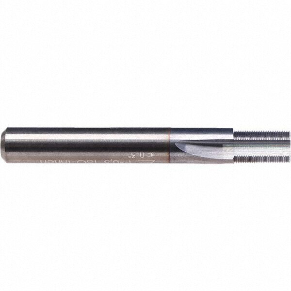 Straight Flute Thread Mill: Internal, 3 Flutes, Solid Carbide