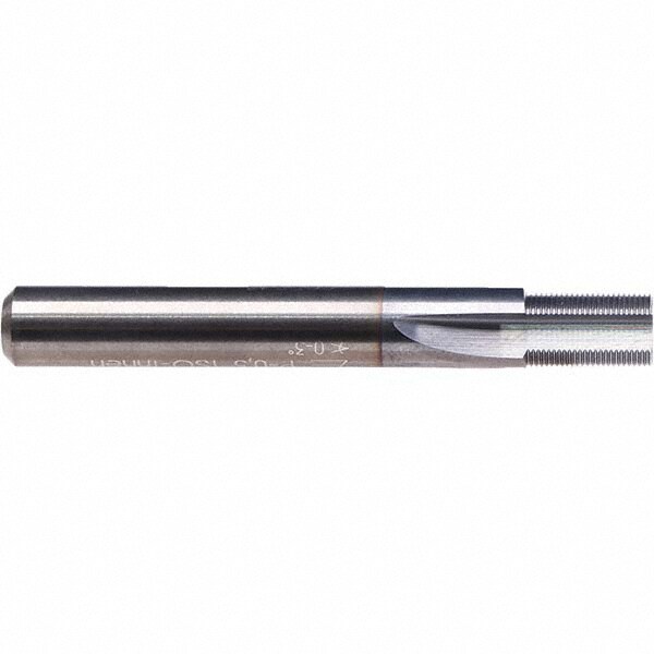 Straight Flute Thread Mill: Internal, 3 Flutes, Solid Carbide